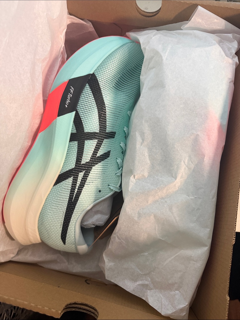 ASICS Metaspeed Sky Paris Running Shoes Men's 11.5 / Women's 13 Mint NIB